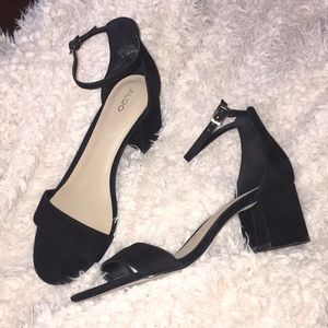 ALDO 2.5 inch chunky heels